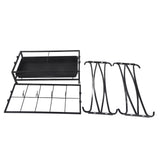 Umbrella Storage Rack Iron with Drip Tray 10 Holes 8 Hooks Umbrella Rack Stand for Home Hotel Lobby V1294-YM0716-3117220148211
