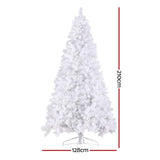 Jingle Jollys Christmas Tree 2.1m RGB Remote Xmas Party Decorations 1310 Tips XM-TR-WELL-7F-WH-MC