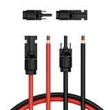 VEVOR 30FT Solar Panel Extension Wire with Female & Male Connectors 10AWG 1 Pair V952-TYNDCBYZXSX38XV37Y3