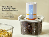 Lasting Freshness BPA-Free Plastic Vacuum Seal Containers with Pump Airtight Food Storage, Meal V1366-AZ2-W-02053