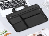 Protective Case 13 inch Sleeve, Open Bag with 2 Raised&1 Flapover&1 Handle&Belt, V1192-AZ-W-3095