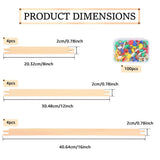 Needlepoint Stretcher Bars Tool Free Easy Assembly Comfortable to Touch and Safe Wood Stretcher Bar V1366-AZ2-W-15007