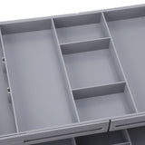 Drawer Organizer Single Row Expandable Folding Jewelry Organizer Tray Earring Storage Display Case V1294-YM0901-3117240180712