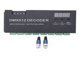 DMX Decoder 24 Channel Digital Display Dimming Driver LED DMX512 Controller for RGB Strip Light DC V1294-YM0901-3119240065811