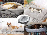 Winter Warm Pet Bed, Washable Cat Bed and Mat , A cozy sleeping place for cats and dogs, V1189-LC-DG-00311