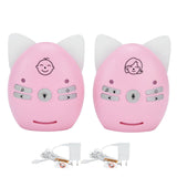V30 Digital Audio Baby Monitor Portable Alarm Sensitive Wireless Two Way Baby Cry DetectorPink EU V1294-YM0901-3113210099614