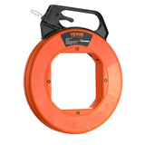 VEVOR Fish Tape, 73.2 m Length, 3 mm, Steel Wire Puller with Optimized Housing and Handle, V952-DJPYDG18240FTTLFXV0