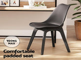 1 Artiss Dining Table and 4 Chairs Set Marble Black DSET-MAR75-55Y-BKX4