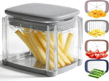 4-In-1 French Fry Cutter for Potatoes, Apple Slicer, Chopper Vegetable Cutter - Dicer Chopper for V1258-DP02-I-0003