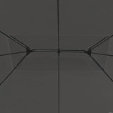 Instahut Gazebo 4x3m Marquee Outdoor Wedding Party Event Tent Home Iron Art Shade Grey GAZEBO-IR-LE-HF-4X3-GY-AB