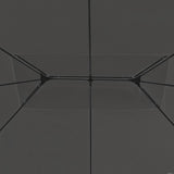 Instahut Gazebo 4x3m Marquee Outdoor Wedding Party Event Tent Home Iron Art Shade Grey GAZEBO-IR-LE-HF-4X3-GY-AB