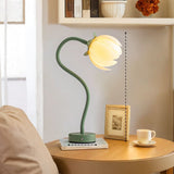 LED Wireless Charging Night Light, Green Touch Control Table Lamp, 3 Color Changing Bedside Lamp, V1221-XM-LB8544-GM267