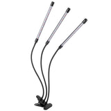 30W USB 3Tube Flexible LED Plant Grow Light Full Spectrum Grow Lamp with Clip for Indoor Plants V1294-YM0901-3119200076711