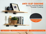 6 Pack Heavy Duty L Shelf Brackets 26.1 x 10 x 4.5cm Matte Black Steel Floating Shelf Brackets 5mm V767-VVR-SJZJGBZJYGHW8B1EKV0