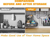 CARLA HOME 2 Pack Under Sink Organiser with Sliding Drawers for Kitchen & Bathroom LSB-36237