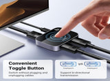 UGREEN 15708 2-in-1 DisplayPort Switch 8K DP 1.4 Bidirectional Display Port Splitter V28-ACBUGN15708
