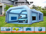 Inflatable Paint Booth, 10x6x4m Inflatable Spray Booth, High Powerful 950W1100W Blowers Spray Booth V952-CQSPQFLSS3320LZI3V3