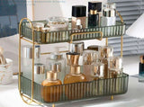 Makeup Organizer 2 Tier Bathroom Countertop Organizer Large Capacity Cosmetic Holder Shelf for V1294-YM0706-3117230199913