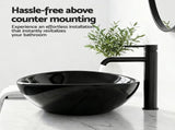 Cefito Bathroom Basin Ceramic Vanity Sink Hand Wash Bowl 41x34cm CB-005-BK1