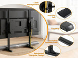 Artiss Universal TV Stand for 24-86 inch TVs LED Screen Table Top Desktop Mount TV-MOUN-3004-BK