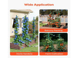 Garden Stakes, 25 Pack, 1800 mm, Plastic Coated Metal Tomato Stakes, Garden Sticks for Plants V952-ZWZCHYZ18M118QM4M001V0