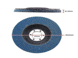 40 Grit Zirconia Flap Discs 4.5in 40 Pack for Angle Grinder Grinding V63-954661