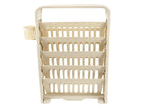 Classroom Deskside Bookshelf Large Capacity 6 Tier Multifunctional Slim Library Reading Storage Rack V1294-YM0901-3116230009311