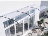 Instahut Window Door Awning 0.4mx3m Transparent AWN-04X3-CLR