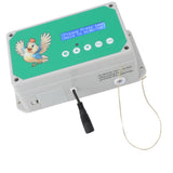 Chicken Coop Door Controller IP44 Waterproof Timer Remote Control Dual Power Supply Automatic V1294-YM0901-3111240088311