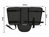 Waterproof Hiking Gaiters Black - 3 Layer Nylon Leg and Boot Covers with Adjustable Buckles for V888-ELOSUNG57061-2