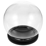 Decorative Glass Dome Cover with Preserved Flower - Home Decor V1192-AZ-W-30342