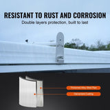 Van Roof Ladder Rack, 3 Bars Alloy Steel Roof Racks, 750 LBS Capacity Rain-Gutter Roof Rack, V952-XSHCH37503964J82WV0