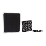 Solar Panel Fan Kit 10W Weatherproof Solar Powered Fan Wall Mounted for Outside Small Chicken Coops V1294-YM0706-3113230199011