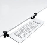 Tooleroo Computer Keyboard Tray Under Desk Clamp On Pull Out 65cm - White V238-SUPDZ-42441622356048