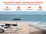Boat Trailer Guide, 2PCS Adjustable Short Bunk Guide-Ons, Hardened Steel Trailer Guide Poles with V952-CTCDGTXTX000ZAVY0V0
