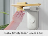 2 Pieces Door lock Door handle locks for childproof & pet-proof Door handle locks for toddlers V1188-NK-BOL-459