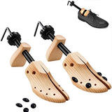 1 Pair Shoe Stretcher, Adjustable Shoe Trees for Men and Women Wooden Shoe Shaper Shoe Expander V1366-AZ2-W-18341