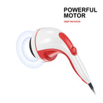 Handheld Vibration Massager Red - 4 Interchangeable Heads Adjustable Speed V238-SUPDZ-12572119433296