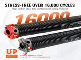 Garage Door Torsion Springs Pair of 0.218 x 2 x 23inch with Winding Bars V952-CKMDH0218X2X70R5GV0