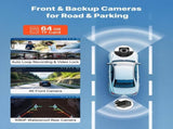 Wireless Car Stereo, 228.6mm HD Portable Radio Touch Screen with Apple and Android Auto, V952-CZZKP9INCHDQGMM4X001V9