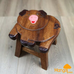 Kids Wooden Stool Pig V574-PLANETSTOOLPIG