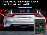 LED Flexible Display APP BT Car Advertising Full Color Intelligent Vehicle Sticker Soft V1294-YM0901-L6717-3