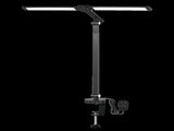 Emitto Double Head LED Desk Lamp Dimmable With Clamp LI0570