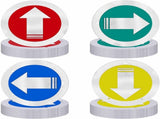 Trail Markers Reflective Marker Pack Bright Marking Reflectors for Hunting Hiking Driveway Camping V1259-DP01-A-1173