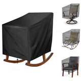 Outdoor Swivel Lounge Chair Cover 2 Pack, Tear-Resistant, UV Resistant, Waterproof for Furniture V1192-AZ-W-14826