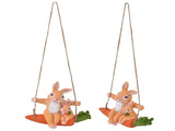Gardening Pendant Rabbits Pattern Exquisitely Carved Romantic Feel Home Decoration V1294-YM0523-3111210411111