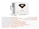 Hybrid Solar Inverter, 3500W, All in One Pure Sine Wave Power Inverter Charger, 220V AC, with V952-LWGPNKYTJ230DIY24V7