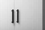 STOCKHOLM UNIVERSAL STORAGE CUPBOARD - VJ PANEL - DECO BLACK HANDLE V164-ECS1VBDB