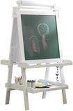 White Deluxe Wood Easel set for kids V178-12618