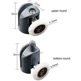 Shower Door ROllers 8 Pieces Shower Door ROllers 23Mm Shower Door ROllers Shower Cabin ROllers For V1188-MS-227-0521